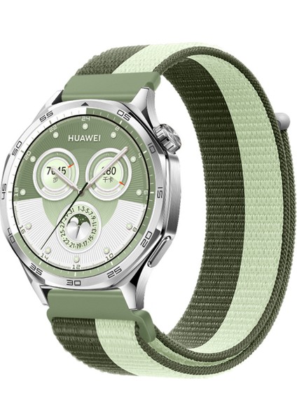 Huawei Watch Gt 3 Elegant 42MM Uyumlu Spor Ince Hasır Örgü Cırt Kordon