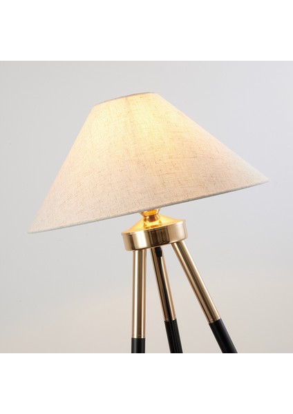 Cosby Siyah-Gold Kaplamalı Tripod Metal 3 Ayaklı Lambader indirimleri