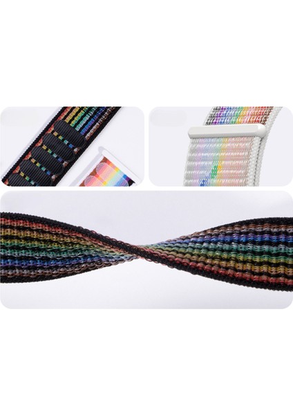 Xiaomi Redmi Watch 5 Acitve / Watch 5 Lite Uyumlu Spor Ince Hasır Örgü Cırt Kordon modelleri