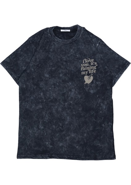 Unisex I Love You, Its Runing My Life Sırt Baskılı Yıkamalı T-Shirt, Oversize Taylor Swift Tişört fiyatları