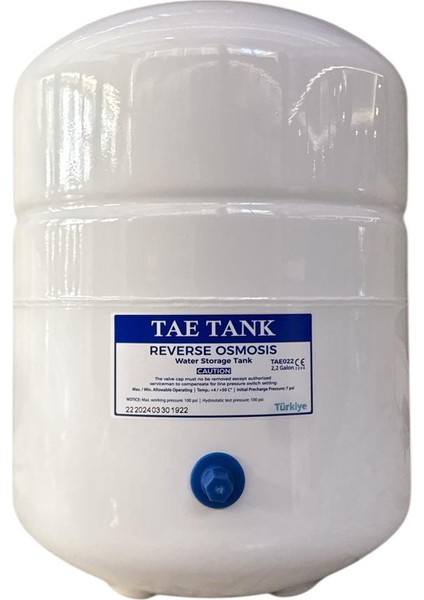 Su Arıtma Tankı 8 Lt Tüm Cihazlara Uyumlu, Paslanmaz Çelik Tank, Antibakteriyel 2.2 Galon fiyatları