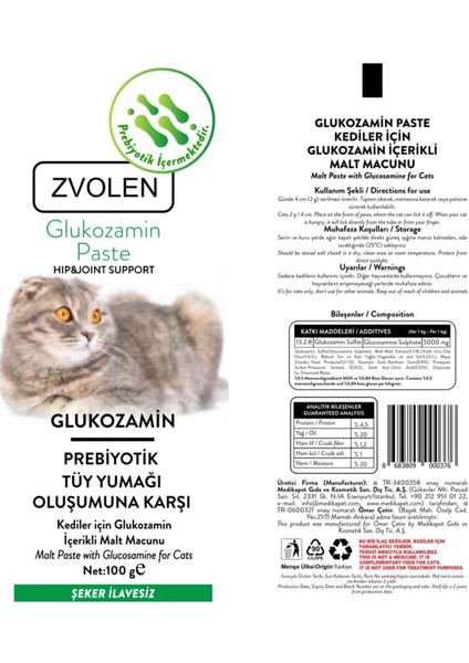 Kedi Glukozamin Içerikli Malt Macun / Eklem Sağlığı Destekleyici fiyatları