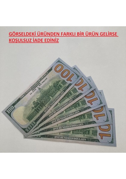100 adet 100 dolar geçersiz para eğlence oyun şaka film parası dizi çekimleri ıçin paralar modelleri