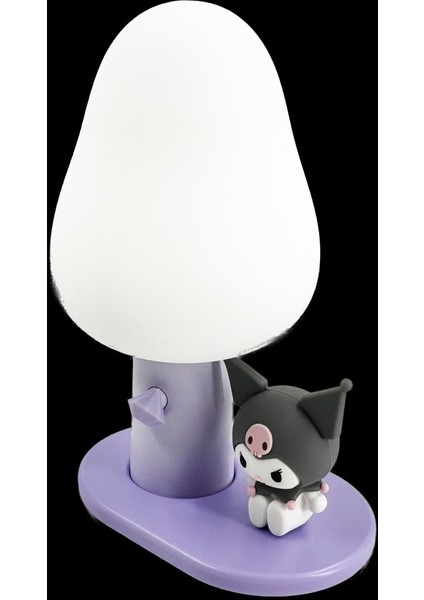 Sanrio Lisanslı LED Işıklı Gece Lambası - Kuromi modelleri