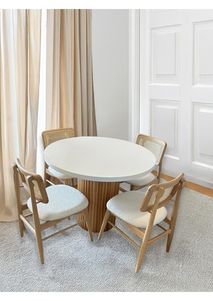 Alberohome Leydi Masa Takımı 100X100