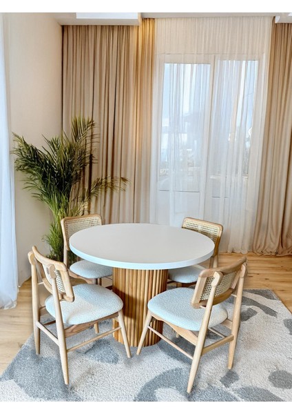 Alberohome Leydi Masa Takımı 100X100 modelleri