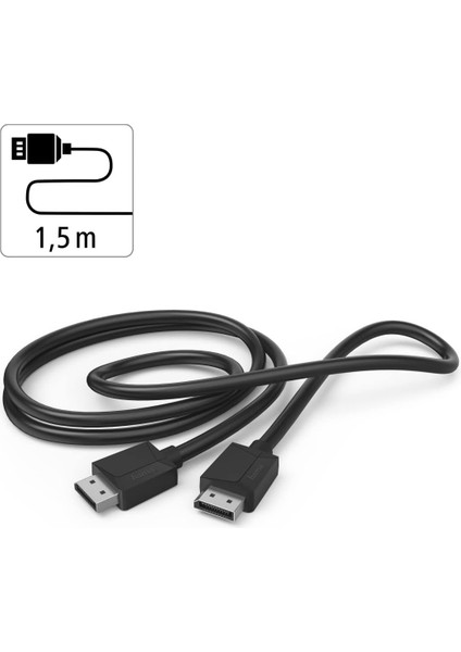 Displayport Kablosu, Dp 1.2, Ultra Hd 4k, 1.5 M fiyatları