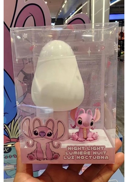 Disney Lilo&stitch Lisanslı LED Işıklı Gece Lambası - Angel modelleri