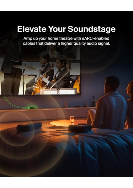 Yüksek Kaliteli Ultra Highspeed Hdmi-2.1 Kablo, 4k/dolby Vision Hdr, Apple Tv'den Optimum Oyn indirimleri