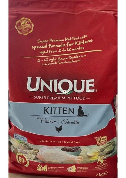 Kitten Tavuklu Kedi Maması 7 Kg.