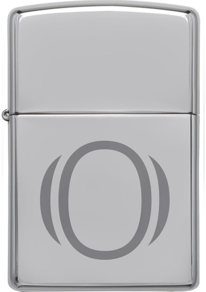 Çakmak O Harf Gümüş Gri