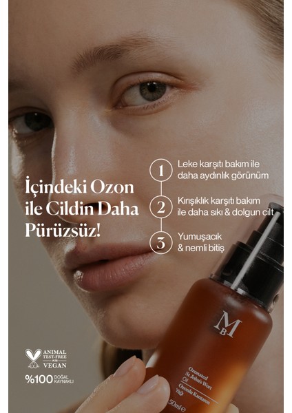 Ozonlu Kantaron Yağı 100 mL fiyatları