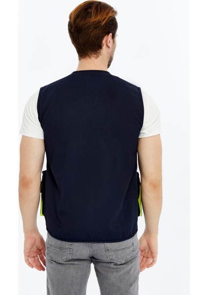 Iş Yeleği Lizbon Plus Model Çok Cepli Harman Kumaş indirimleri