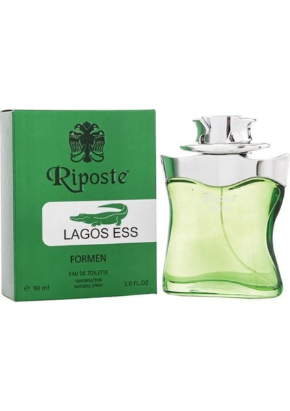 Riposte 24 Saat Etkili Erkek Parfüm - Lagoss Ess - For Men 90 ml