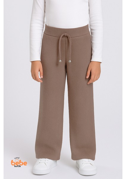 Kız Çocuk Fitilli Eşofman Altı Salaş Pantolon, Esnek Bel Lastikli, Rahat Günlük ve Okul Kombinleri fiyatları