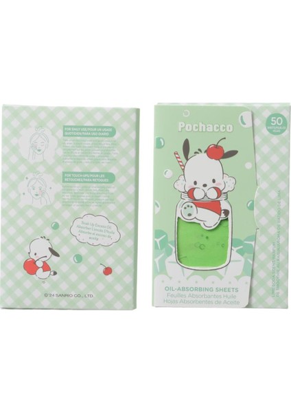 Sanrio Lisanslı Pochacco Yağ Emici Cilt Mendili (50 Adet*2 Paket) fiyatları