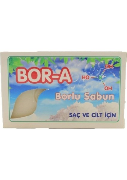 Borlu Cilt ve Gözenek Temizleyici Sabun Saç ve Cilt 100 gr