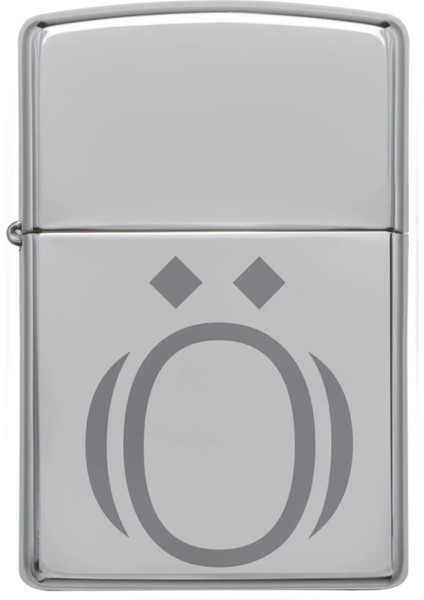 Çakmak Ö Harf Gümüş Gri