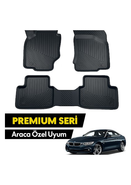 Bmw 4 Serisi F32 Coupe 2013 Sonrası Uyumlu 3D Kauçuk Oto Paspas