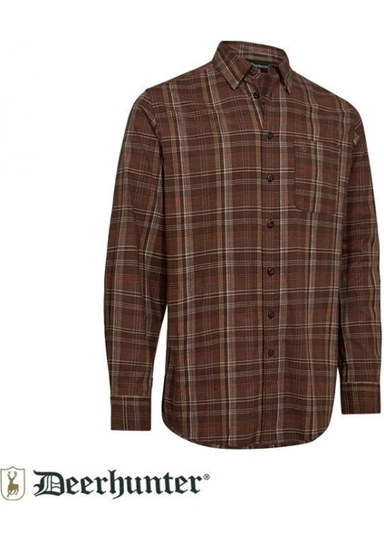 Ashton 58749 Kahve Kareli Gömlek 41/42