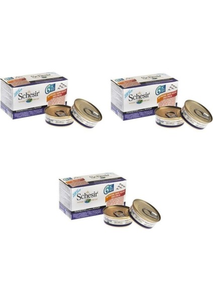 Multipack Ton Balıklı ve Biftekli Kedi Yaş Maması 50 Grx6 Adet (3