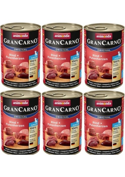 Gran Carno Junior Rind Putenherzen Sığır Eti Hindi Yürekli Yavru