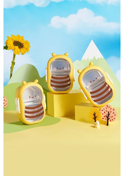 Sızdırmaz Kapaklı Taşınabilir Paslanmaz Çelik Bölmeli Yemek Kutusu Saklama Kabı modelleri