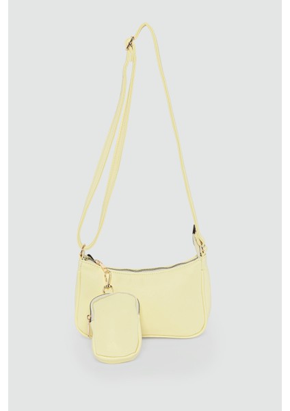 Clara Cüzdanlı Çapraz Çanta Sarı