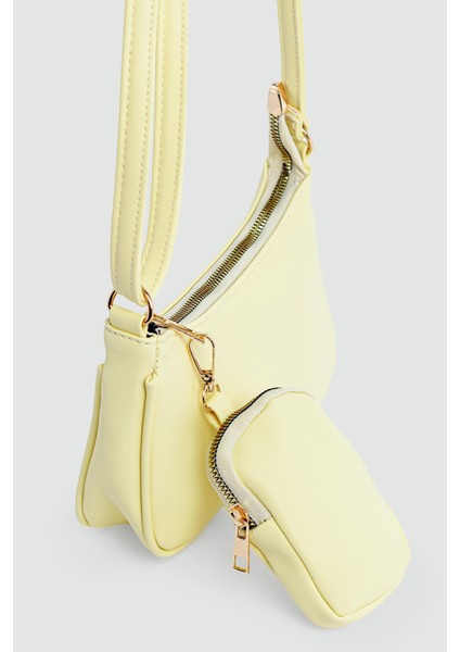 Clara Cüzdanlı Çapraz Çanta Sarı modelleri