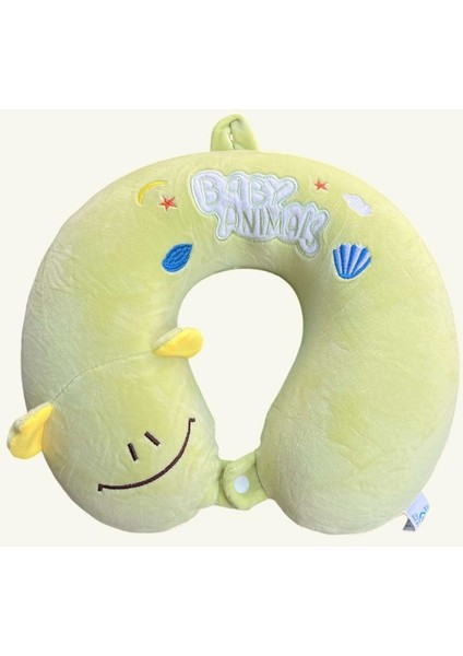 Gezgin Çocuk Boyun Yastığı - Açık Yeşil
