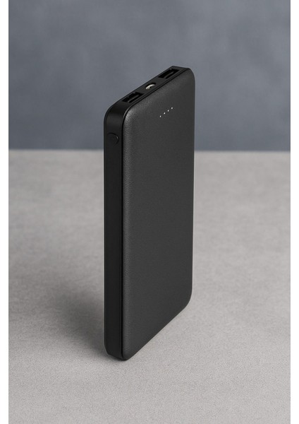 Slim 10000 mAh Powerbank – 2 USB Çıkışlı, 5V, Çoklu Cihaz Uyumlu Taşınabilir Hızlı Şarj Cihazı modelleri