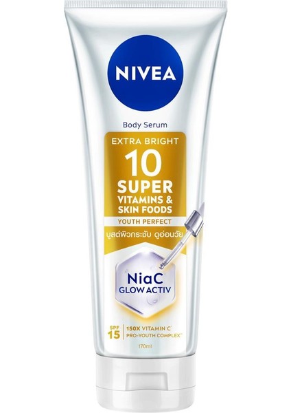 SUPER10 Serum Etkili Vücut Losyonu SPF15 170 Ml,5 Günde Aydınlatıcı,c Vitamini,niasinamid fiyatları