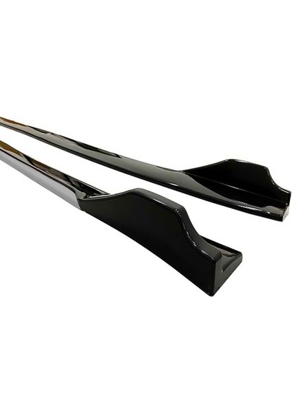 Peugeot 307 2001-2009 Gri Şeritli Renkli Ön Lip ve Yan Marşpiyel Seti modelleri