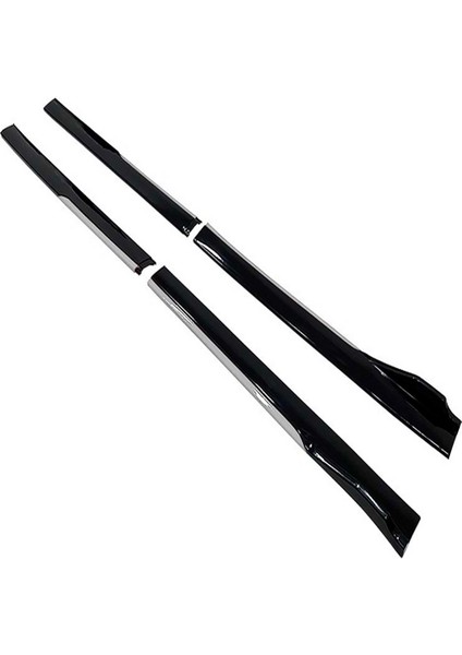 Peugeot 307 2001-2009 Gri Şeritli Renkli Ön Lip ve Yan Marşpiyel Seti indirimleri