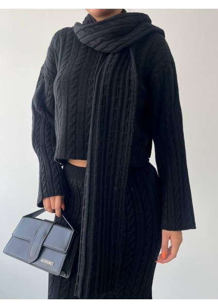 Saç Örgülü Atkılı Etekli 3 Lü Takım modelleri