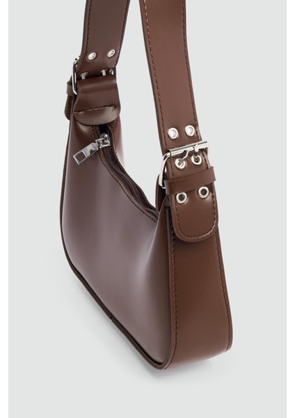 Muse Oval Baget Çanta Taba modelleri