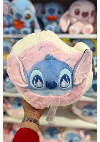 Disney Lilo&stitch Lisanslı Parti Serisi Donut Şekilli Yastık