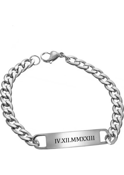 Kişiye Özel İsim Yazılı Paslanmaz Çelik Zincir Künye Bileklik – Şık ve Dayanıklı Erkek Kadın Model fırsatları