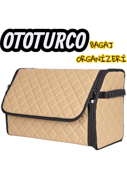 Bagaj Organizeri(Bagaj Düzenleyici),bagaj Çantası,premium Araç Içi Düzenleyici(Bej)
