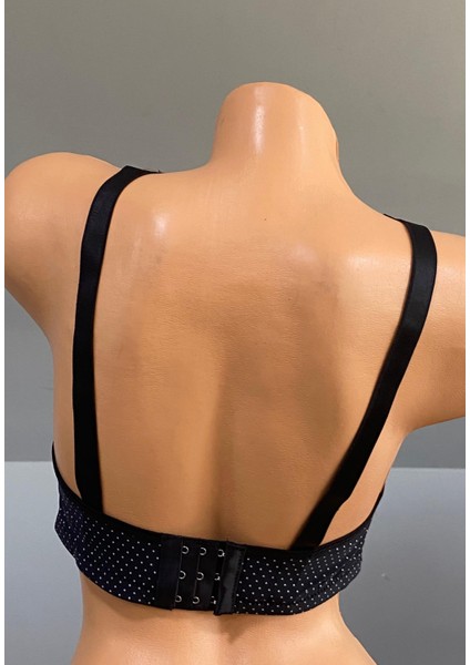 Puantiyeli Balensiz Sabit Askılı Sütyen 804