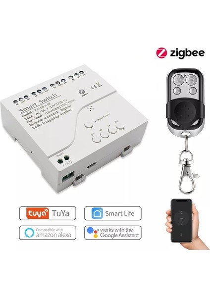 Tuya Zigbee Kuru Kontak ve Rf Özellikli Akıllı Anahtar Röle fiyatları
