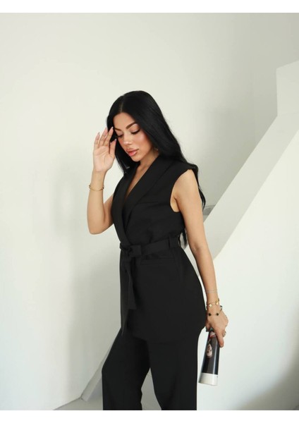 Kuşaklı Yelekli Ikili Blazer Takım fiyatları