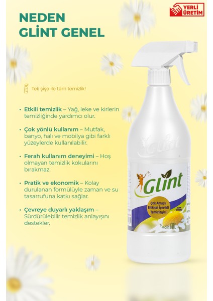 Çok Amaçlı Temizleyici Leke Çıkarıcı - Yağ Çözücü 1 Litre