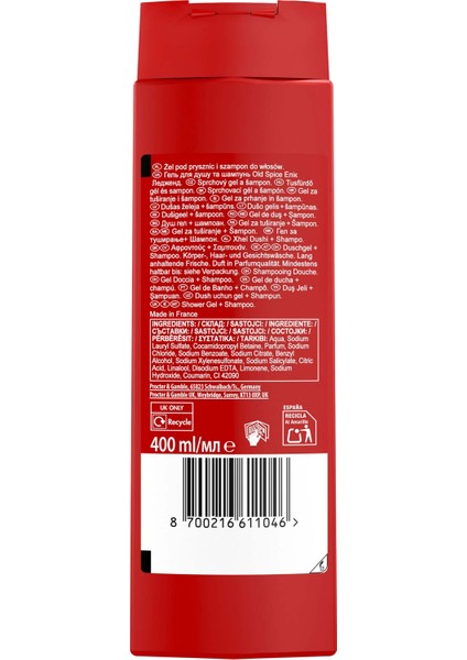 Epic Legend Erkek Duş Jeli ve Şampuan 400 ml