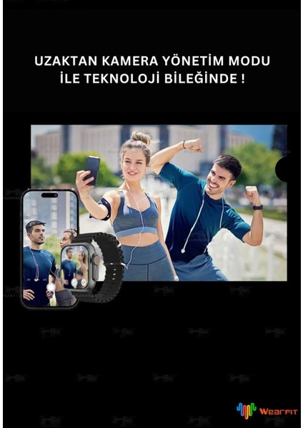 HK11 Ultra 3 Akıllı Saat 2.02” Amoled Ekran | Nfc & Bluetooth | Aı Sesli Asistan | 4gb Hafıza | Android & Ios Uyumlu