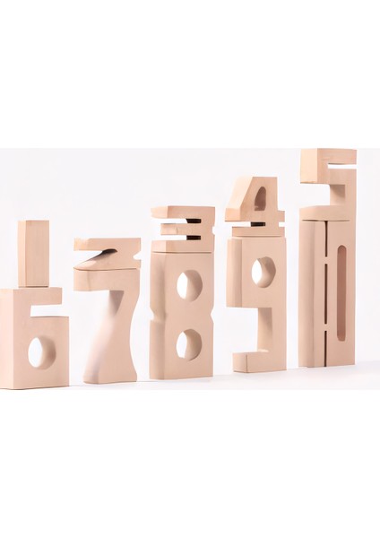 Eğitici Ahşap Oyuncak | Dijital Yapı Taşları – Matematik Aydınlanma & Erken Öğretim Bulmaca Yardımcıları | Ahşap Zekâ ve Yerleştirme Puzzle