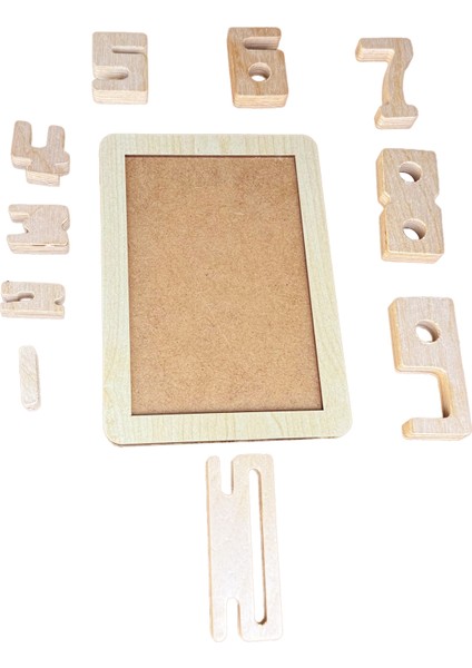 Eğitici Ahşap Oyuncak | Dijital Yapı Taşları – Matematik Aydınlanma & Erken Öğretim Bulmaca Yardımcıları | Ahşap Zekâ ve Yerleştirme Puzzle modelleri
