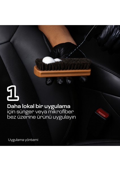 Profesyonel Deri Temizleyici 600ML | Oto Detaycing | Güçlü Formül | Mikrofiber Bez Hediyeli modelleri