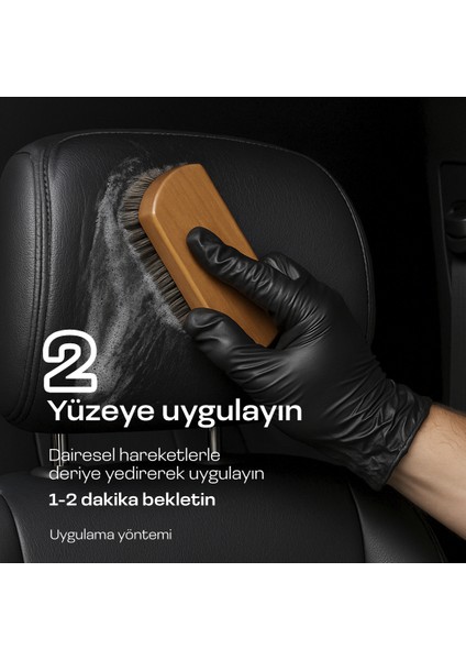 Profesyonel Deri Temizleyici 600ML | Oto Detaycing | Güçlü Formül | Mikrofiber Bez Hediyeli fırsatları