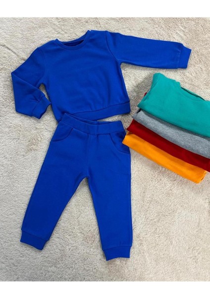 Çocuk Eşofman Takımı Enerjik ve Rahat Tasarım 2li Set Regular Kalıp